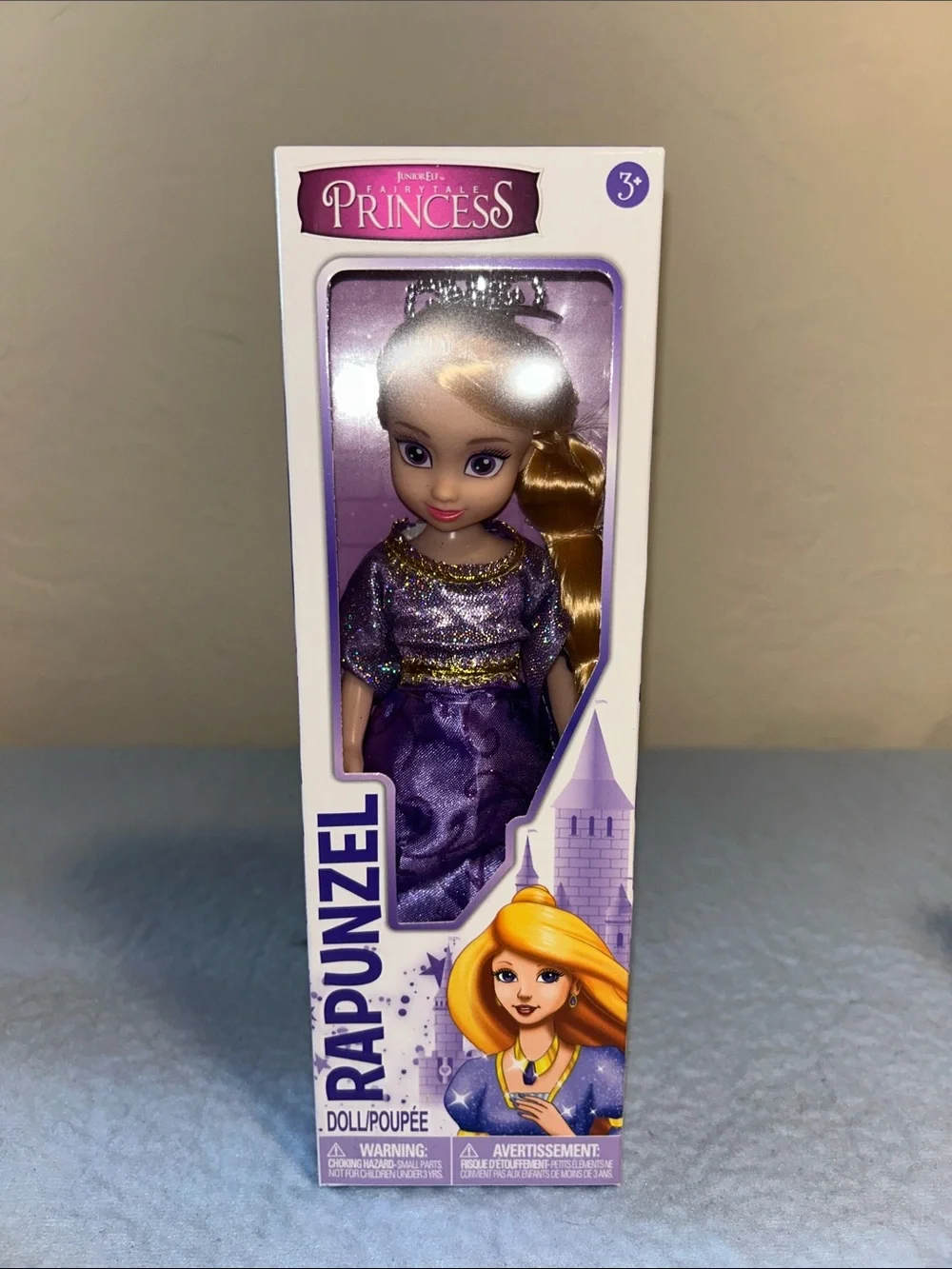 Set of 4 Fairytale Princesses Belle Rapunzel Cinderella Sleeping Beauty Dolls